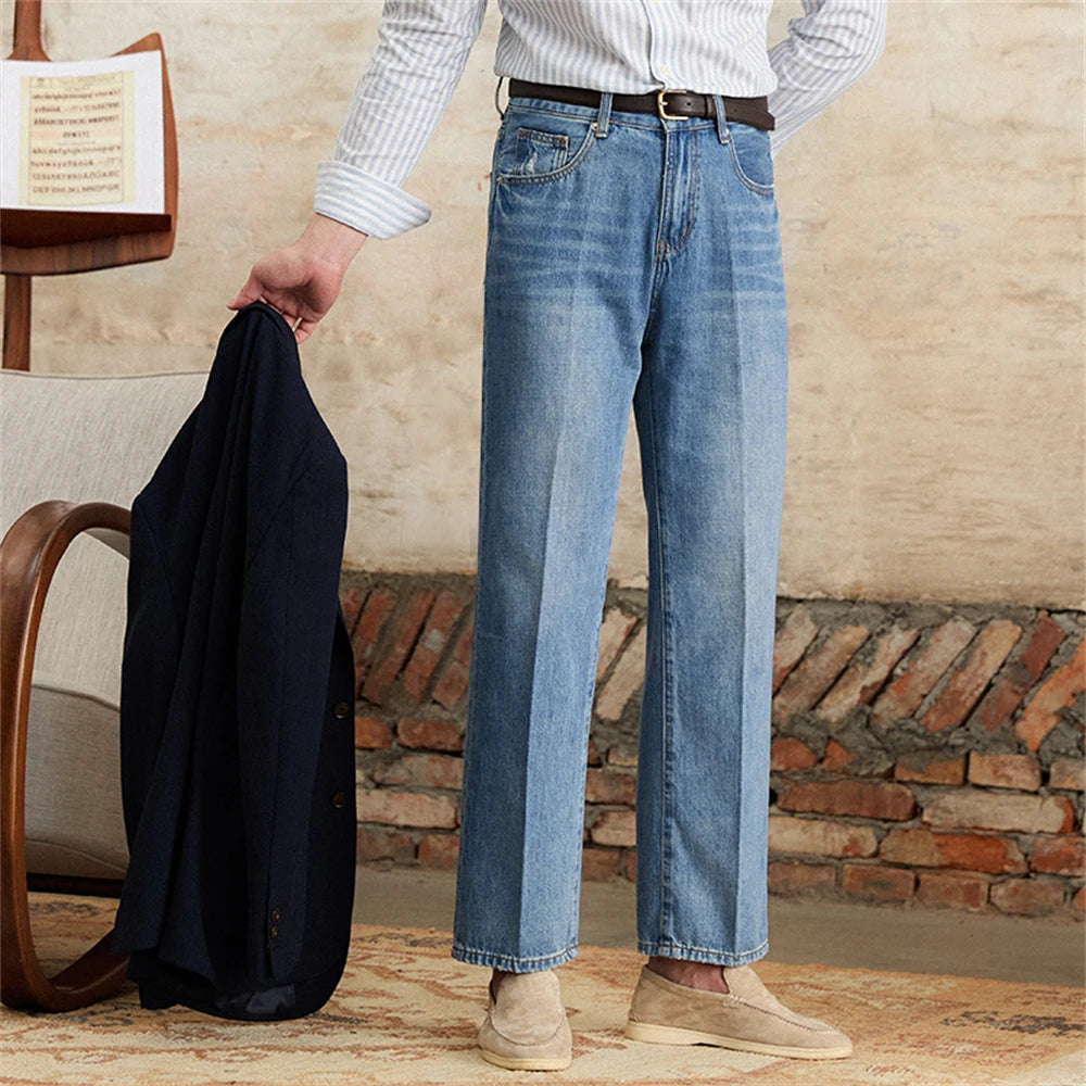 Wide jeans for men fashion