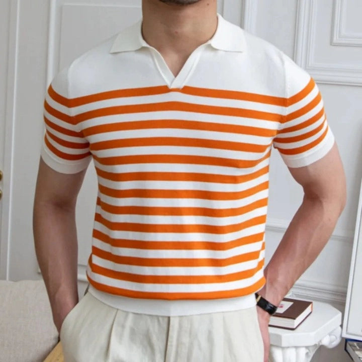 Striped Polo Shirt Style Old Money