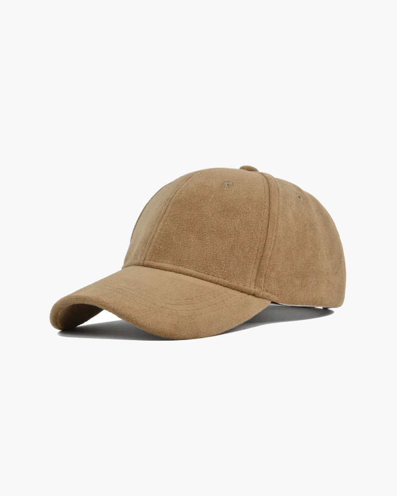 Suede casquette