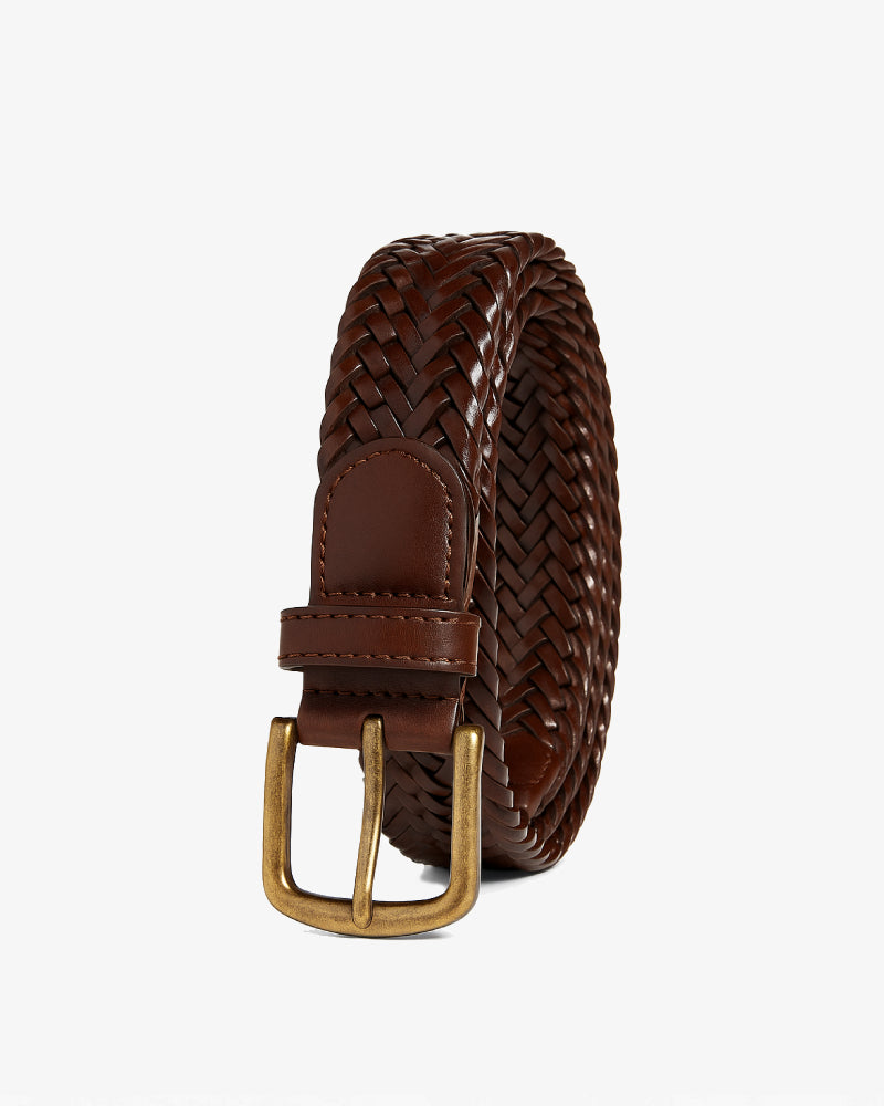 Ceinture tressée homme luxe