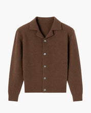 Cardigan col polo homme