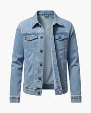 Veste Jean Homme Bleu Clair