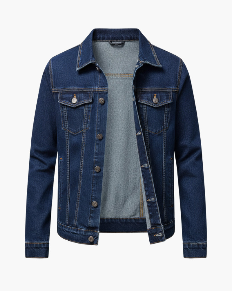 Veste Jean Homme Bleu