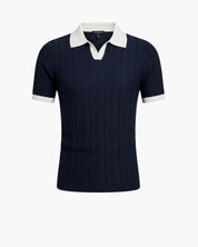 Men's Knitted Polo Shirt 