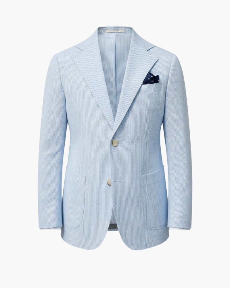 Blazer Croisé Homme Bleu