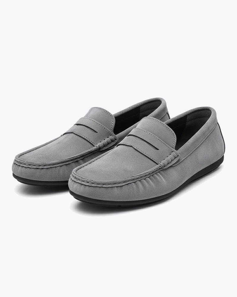 Chaussure Homme Mocassin Daim