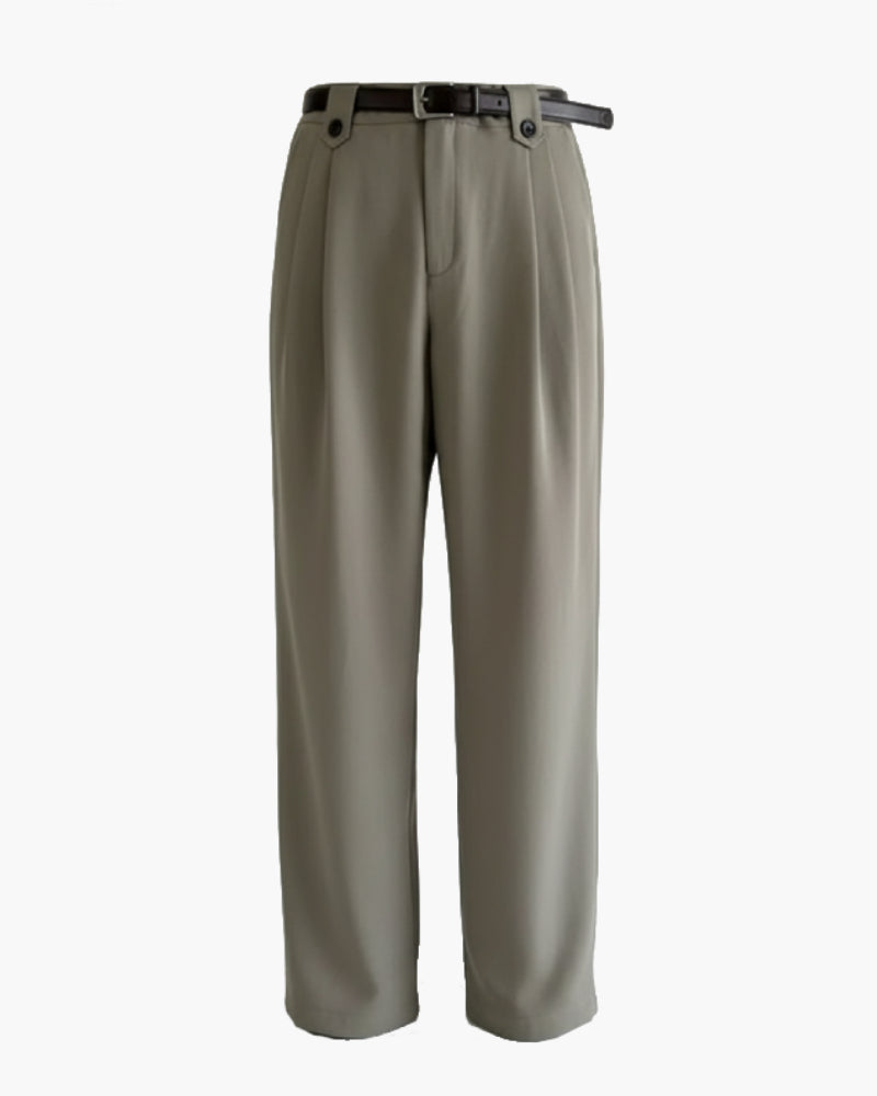 High Waisted Pleated Pants