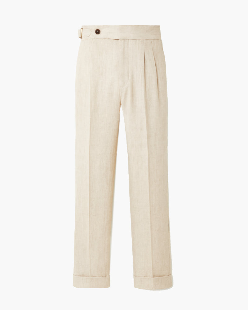 Pantalon costume en lin