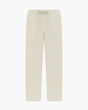Pantalon lin beige homme