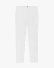 Pantalon en lin blanc homme