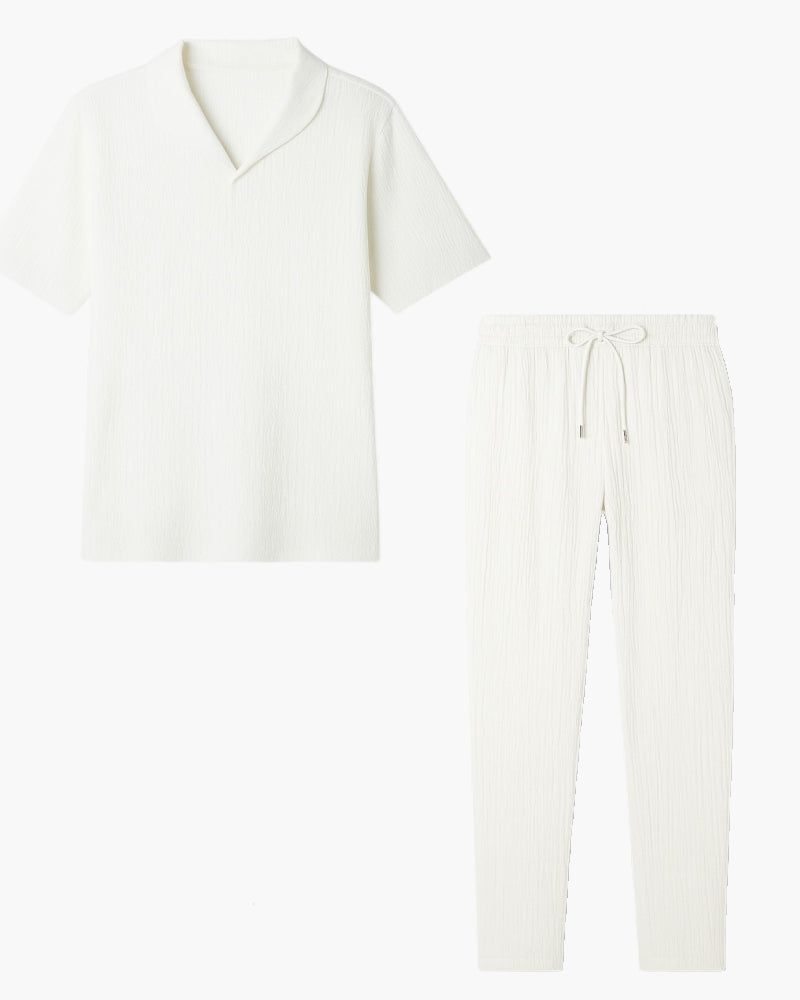 Ensemble Blanc Lin homme