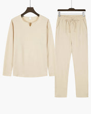 Ensemble lin beige homme