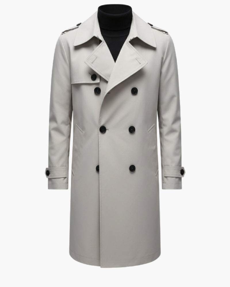 Trench coat blanc homme