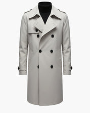 Trench coat blanc homme