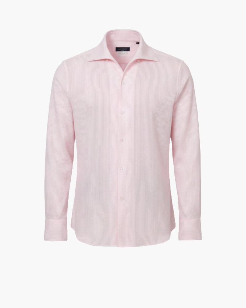 Chemise Rayée rose homme