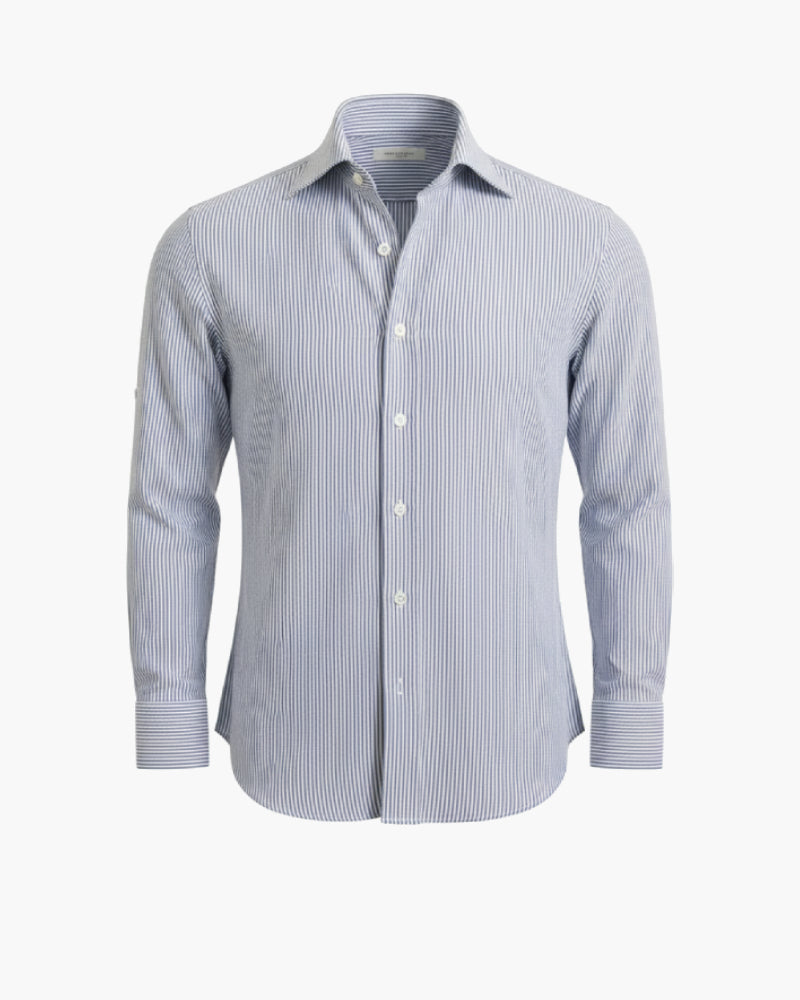 Chemise Rayée bleu homme