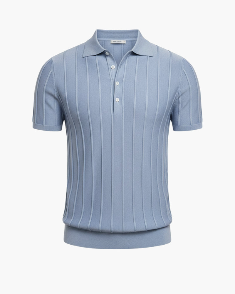 Italian knitted polo