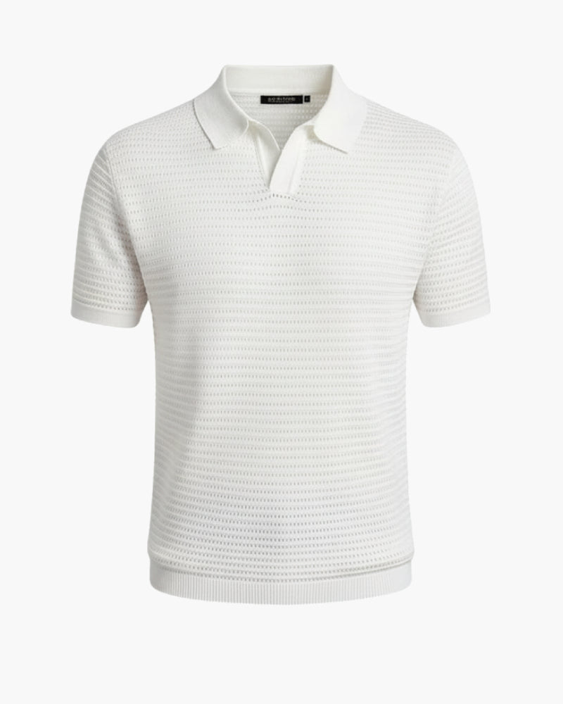 Polo texturé homme