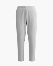 Pantalon plissé blanc homme