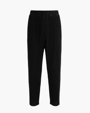 Pantalon plissé noir homme