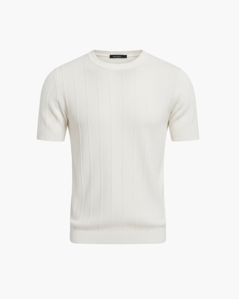 White ribbed t-shirt