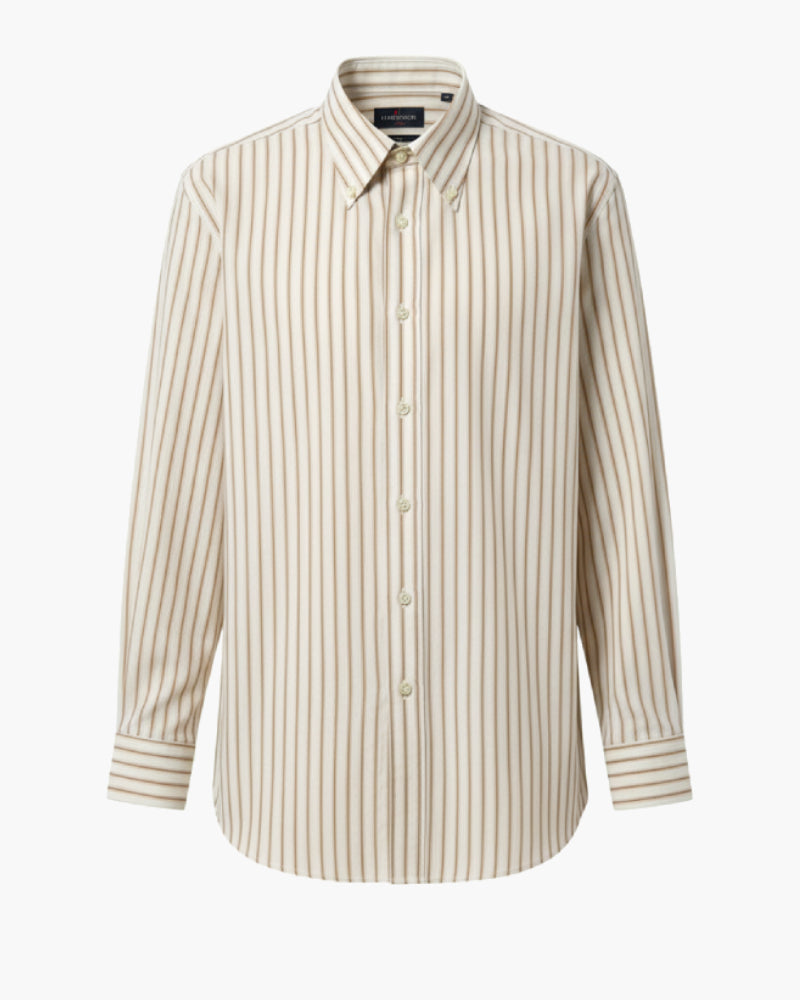 Chemise à Col Rayée