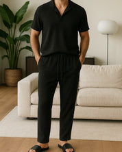 Ensemble Noir Lin homme