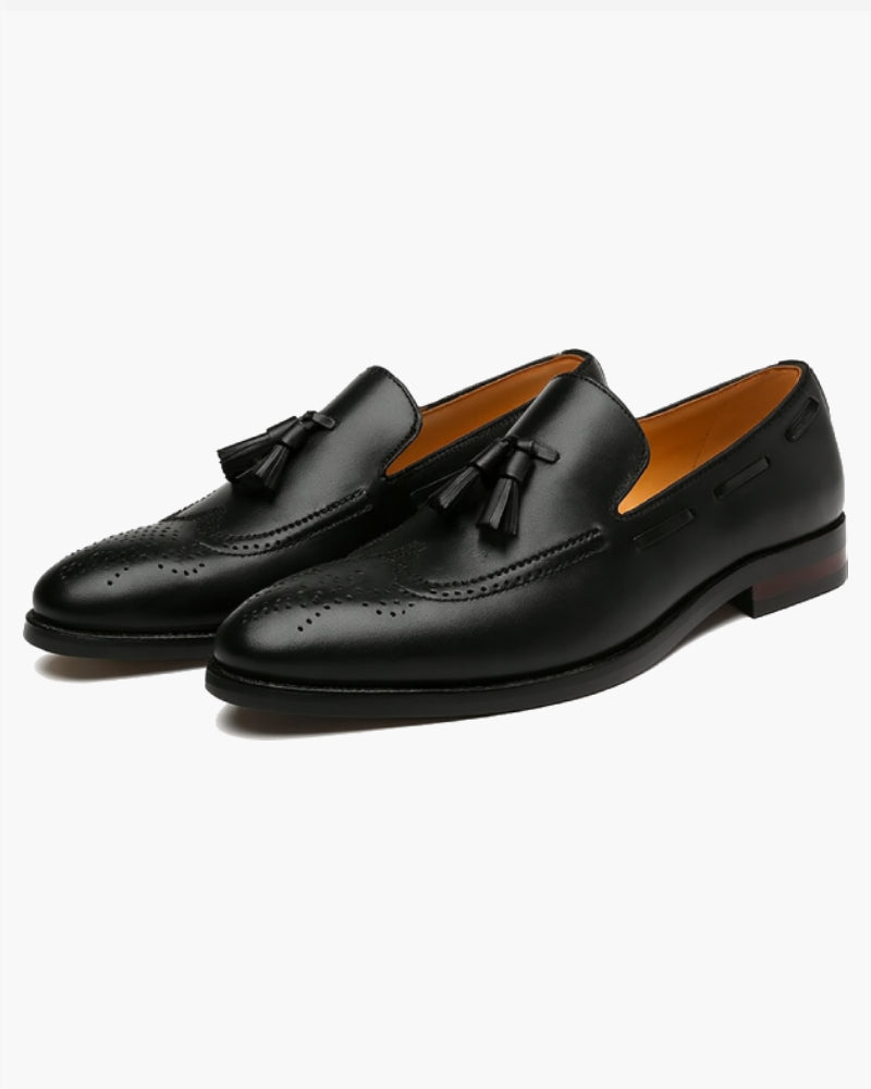 Mocassin homme cuir gland