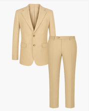 Costume couleur champagne