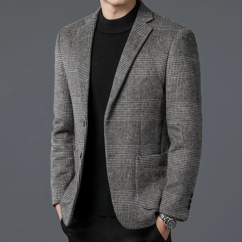 Blazer Joules Femme Taille 12 – Tweed Bleu Laine, Style équestre, Doublé