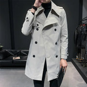 Trench coat blanc homme