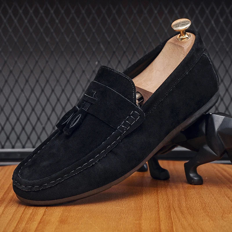 Zapatos De Ante Hombre Mocasines Elegantes Para Hombre De Ante Con