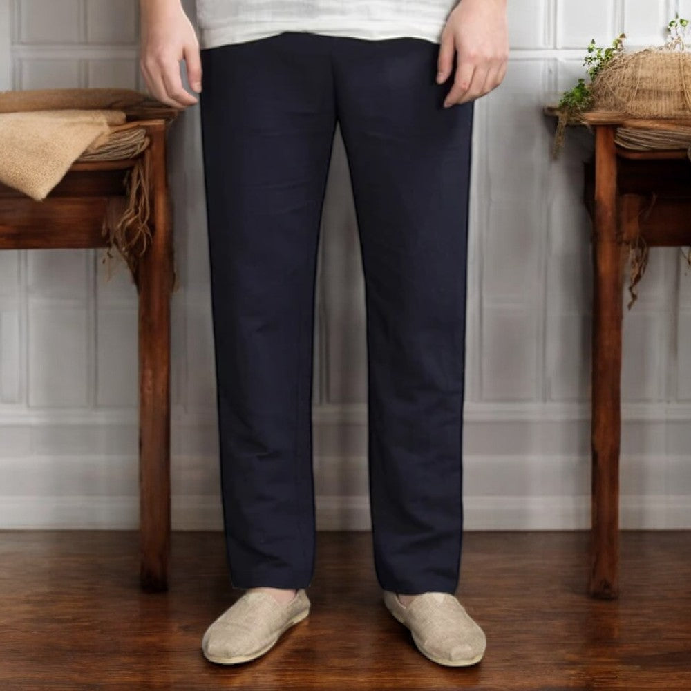 Men's black linen pants – Style Old Money
