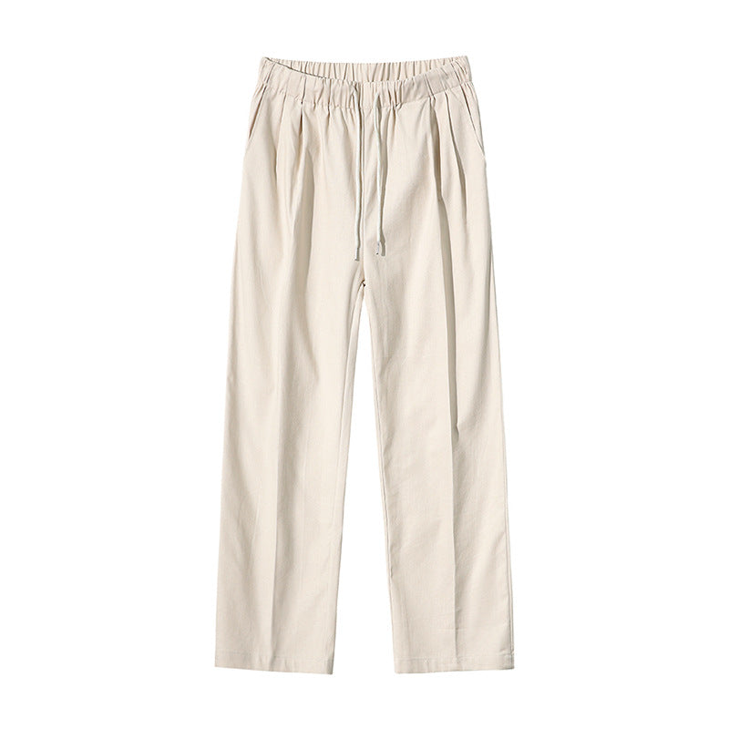 Pantalon Jogger en Lin