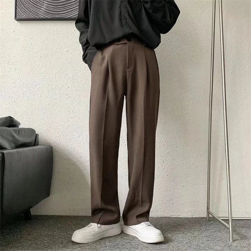 Pantalon Homme Large – Style Old Money