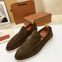 Mocassins Homme En Daim Italien - Élégants Et Confortables - Semelle Caoutchouc Blanche - Plusieurs Couleurs - 3
