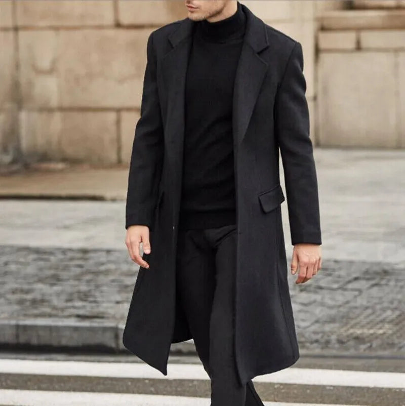 Men's wool trench coat – Style Old Money