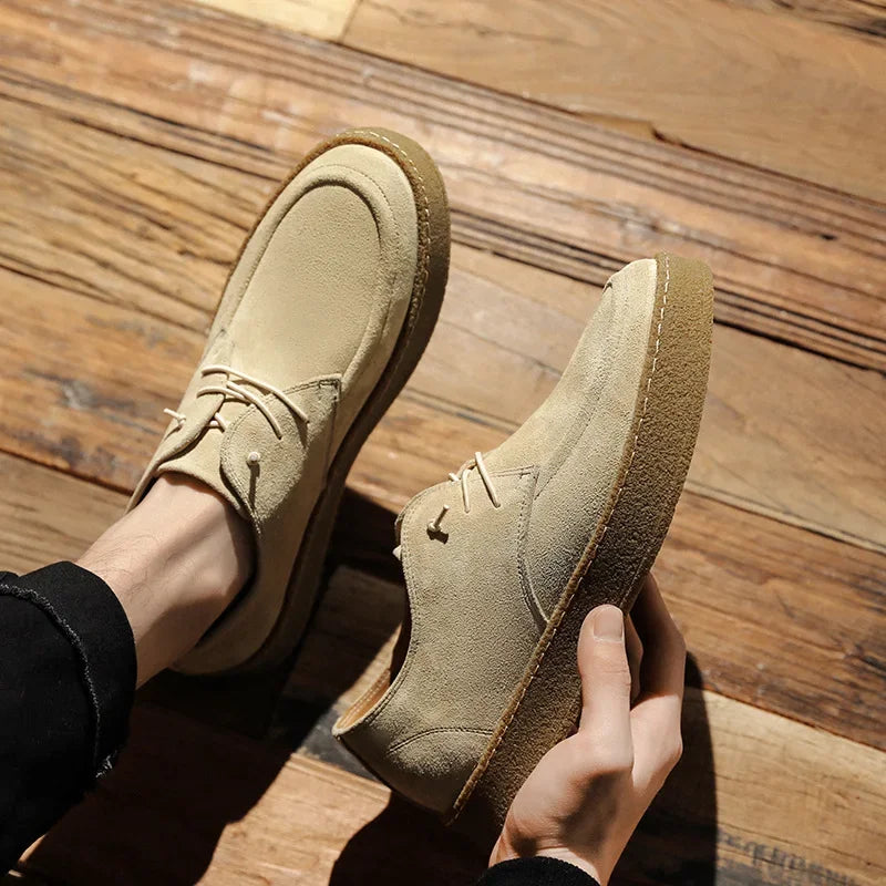 Suede sneakers