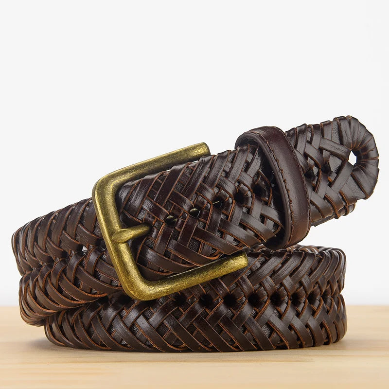 Luxury men's braided belt – Style Old Money