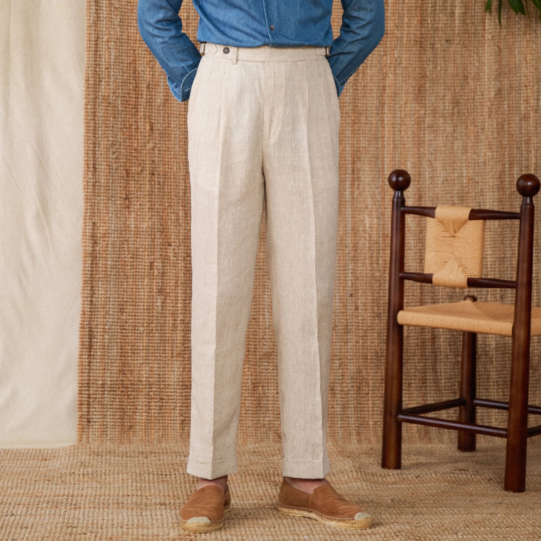 Linen suit pants – Style Old Money - Main Image