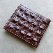 Portefeuille en crocodile homme