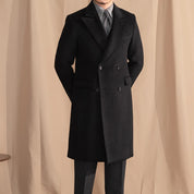 Trench coat noir homme