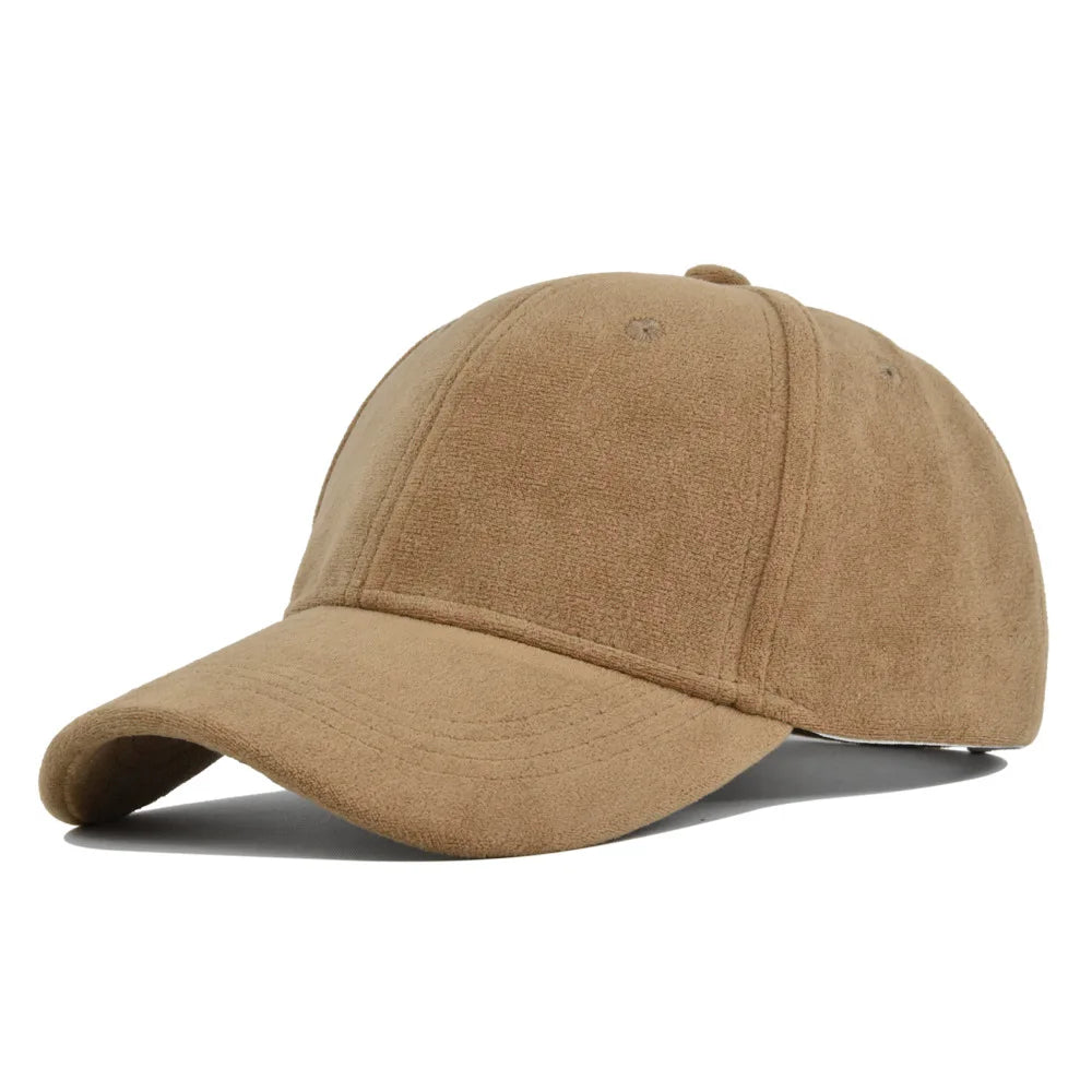 Suede casquette