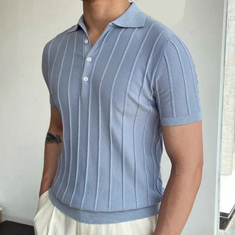 Italian knitted polo